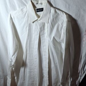 Adolfo Men's Elegant White Dress Shirt (Can122)